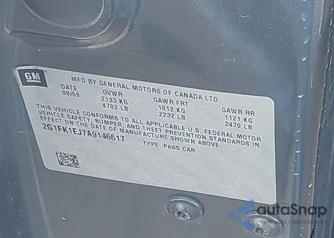 2010 Chevrolet Camaro 2Ss z USA, uszkodzony, nr VIN 2G1FK1EJ7A9146617